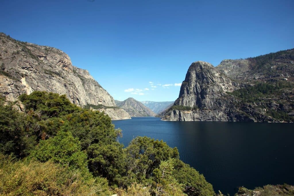 Hetch Hetchy Reservoir in Yosemite National Park