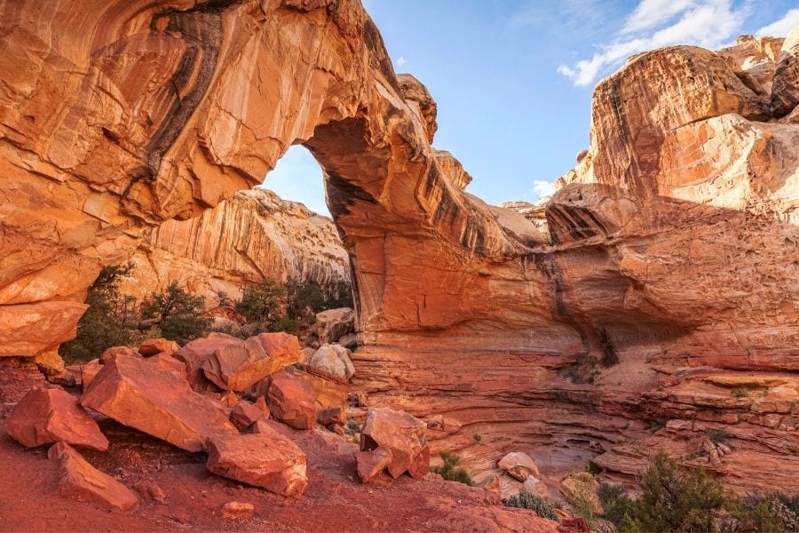 Hickman Bridge Trail in Capitol Reef National Park