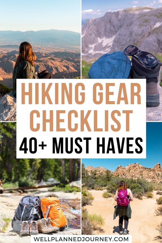 What to Pack for Hiking: Essentials for a Hike Pinterest Pin