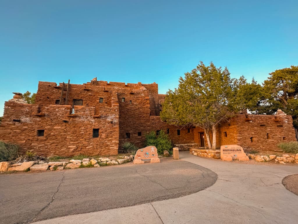 Exterior of the Hopi House at the Grand Canyon