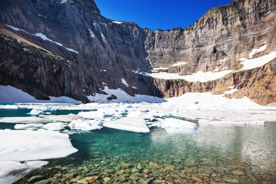 Iceberg Lake in Glacier National Park