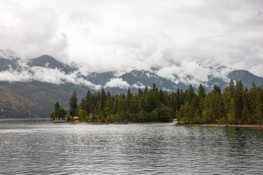 Lake Chelan as seen from Stehekin in North Cascades National Park