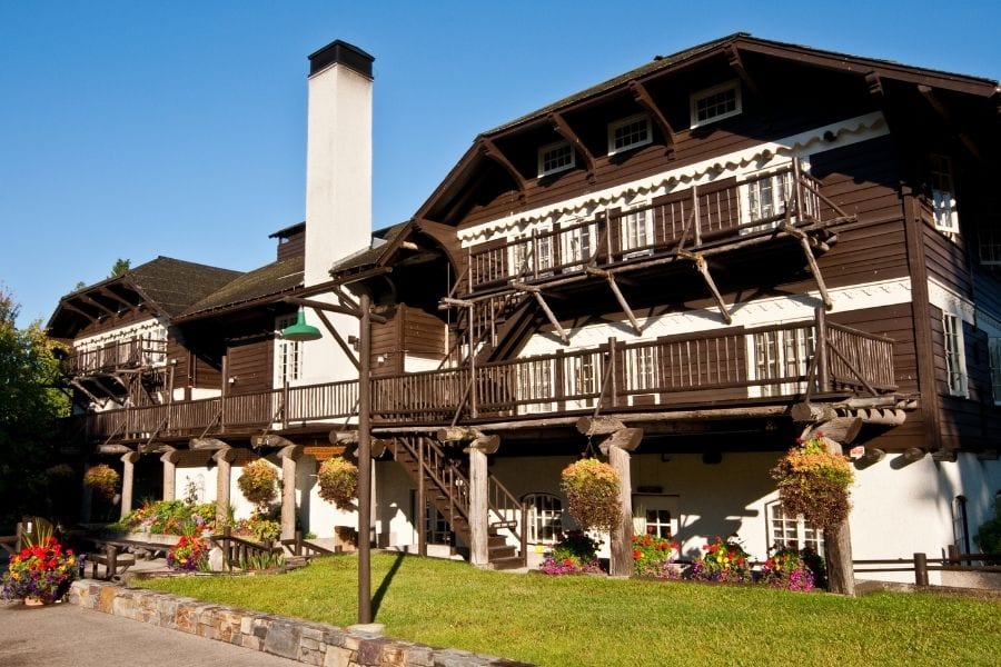 Lake McDonald Lodge in Glacier National Park