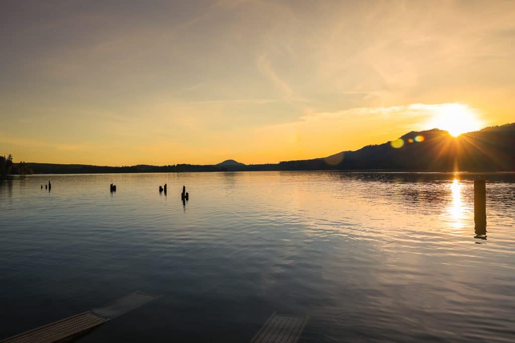 Lake Quinault in Olympic National Park