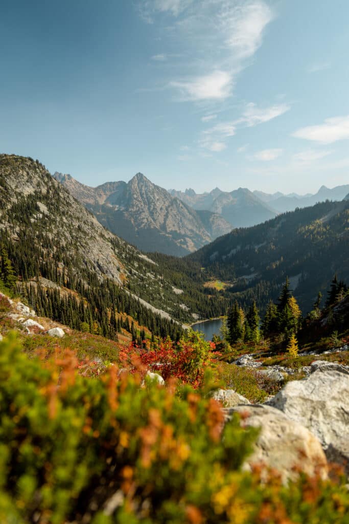 Maple Pass in North Cascades National Park in Fall