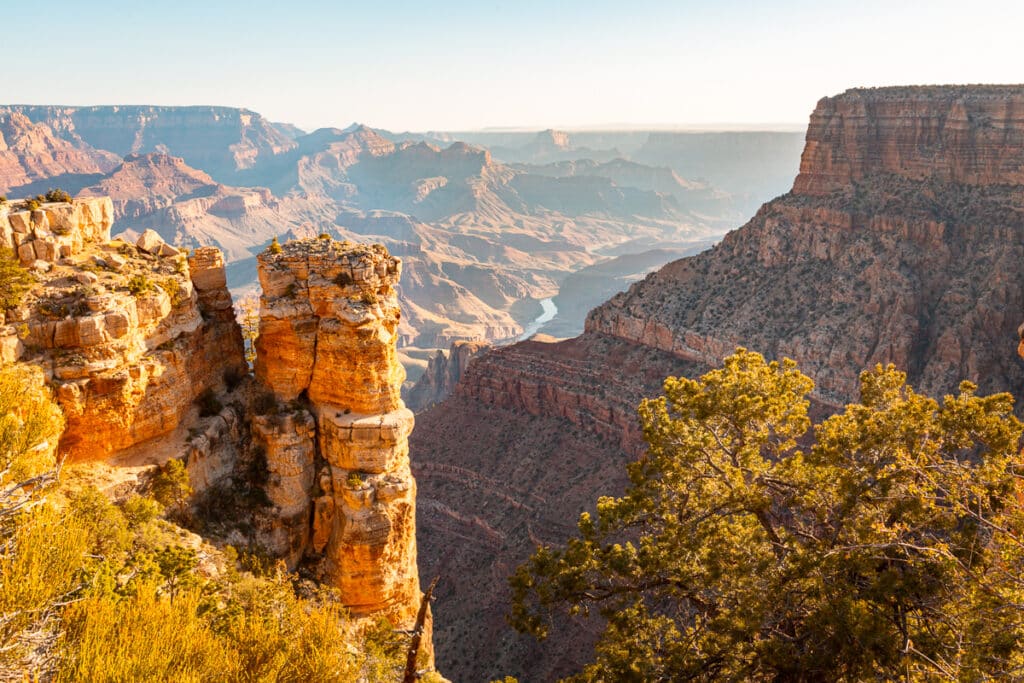 Moran Point in Grand Canyon National Park South Rim