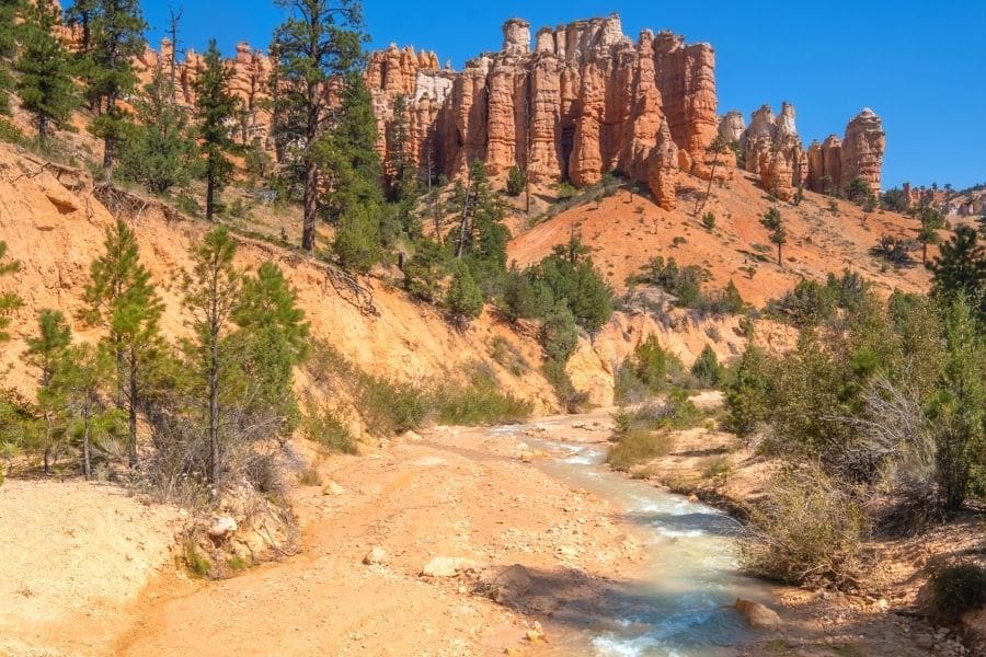 Mossy Cave hiking trail at Bryce Canyon National Park