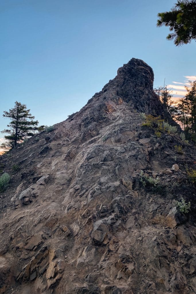 Mount Storm King summit in Olympic National Park