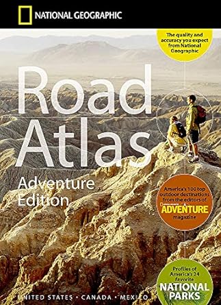 National Geographic Road Atlas 2024 Adventure Edition