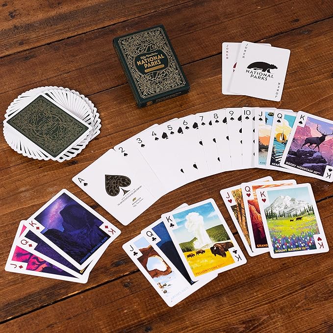 National park playing cards