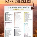 Checklist of national parks by state Pinterest Pin