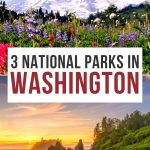 National Parks in Washington Pinterest Pin