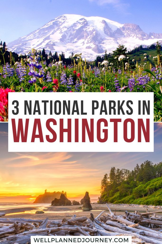 National Parks in Washington Pinterest Pin