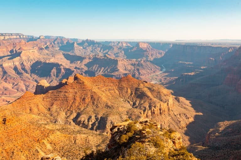 View from Navajo Point along Grand Canyon South Rim