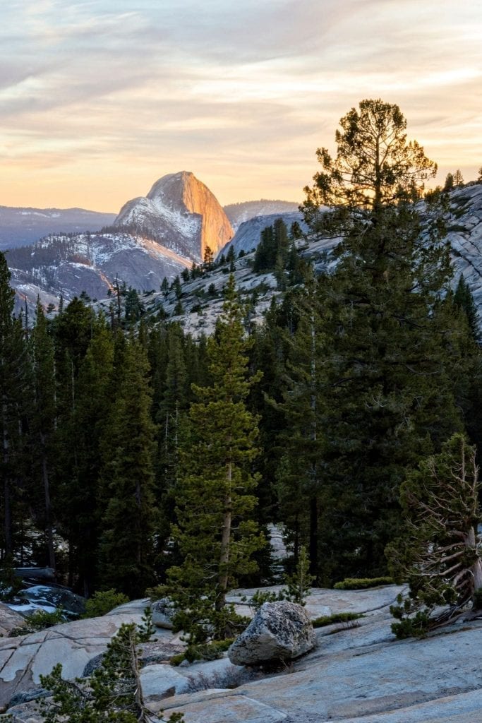 Olmsted Point in Yosemite National Park