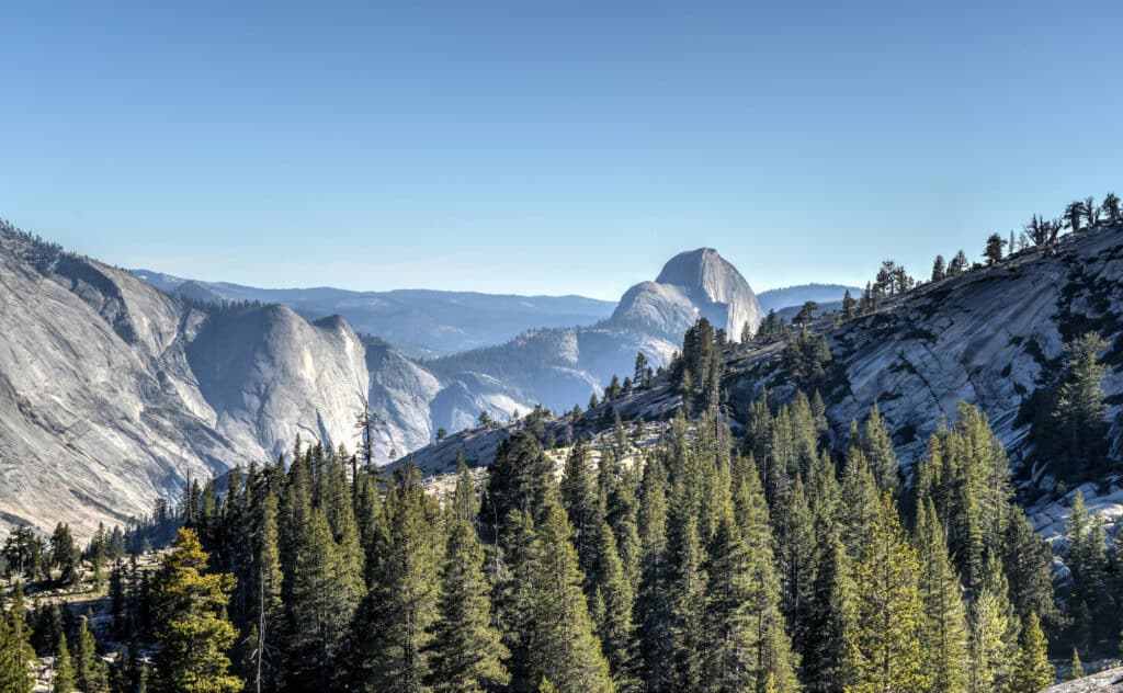 Views from Olmsted Point in Yosemite National Park