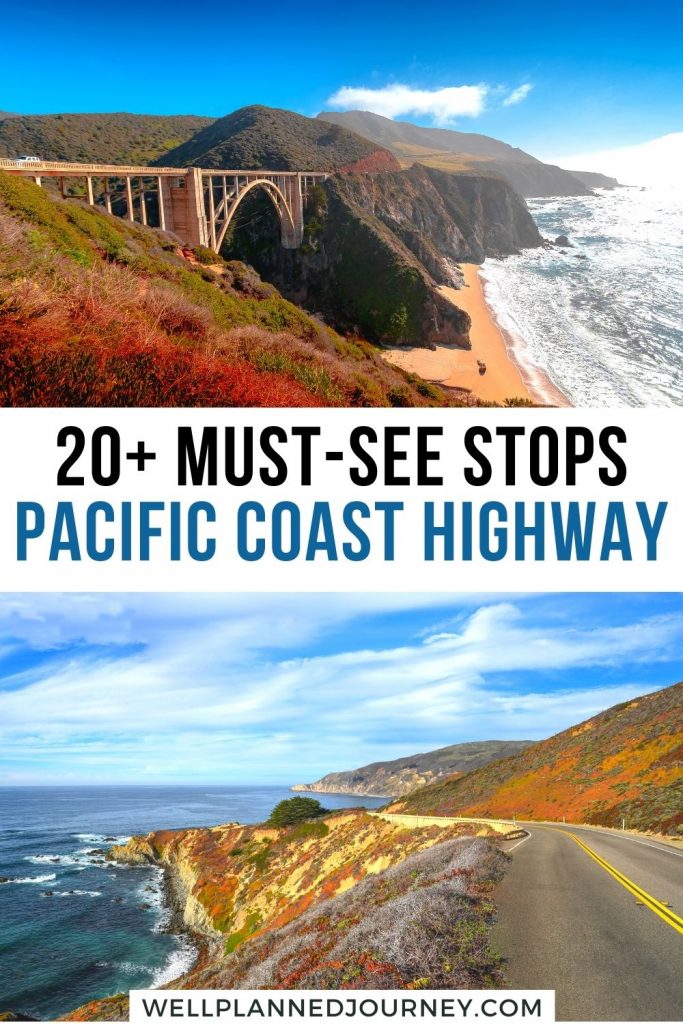 San Francisco to Big Sur Pacific Coast Highway Pinterest Pin