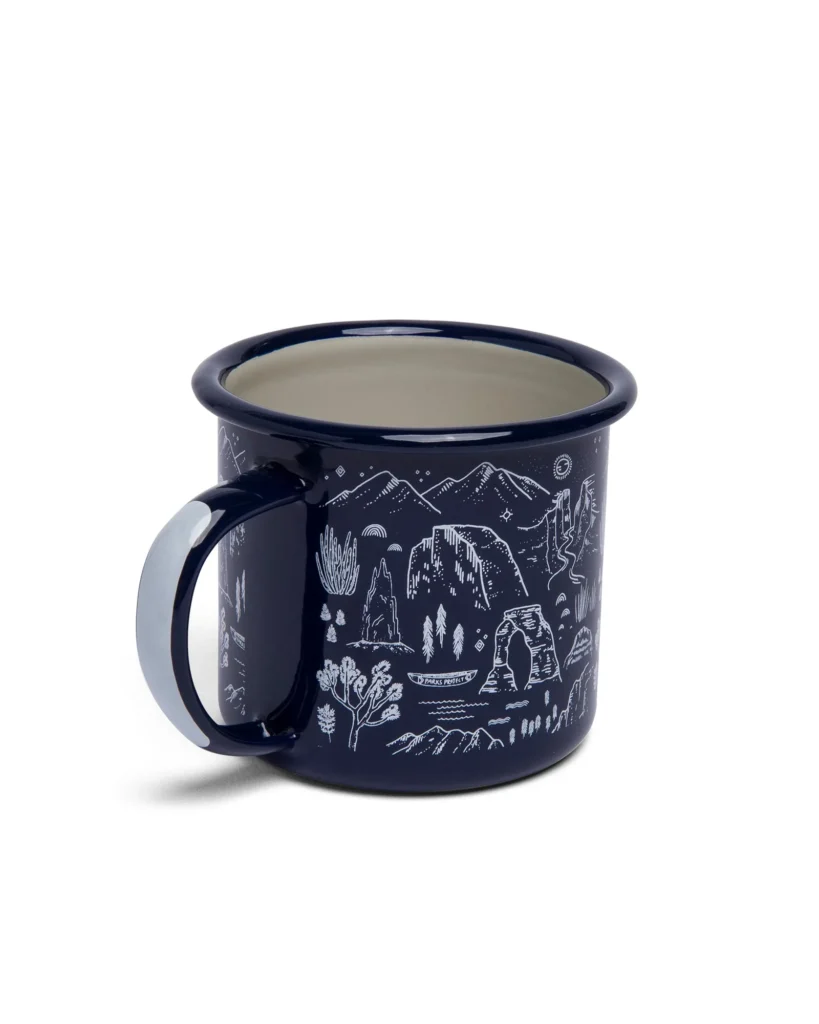 Parks Project enamel national park mug