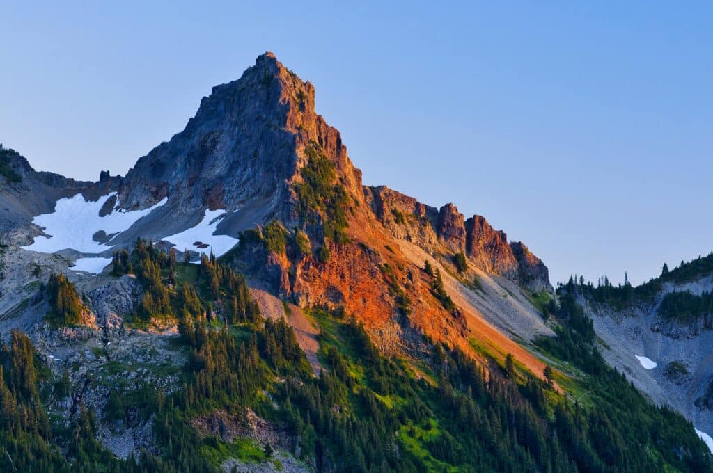 Pinnacle Peak in Mount Rainier National Park