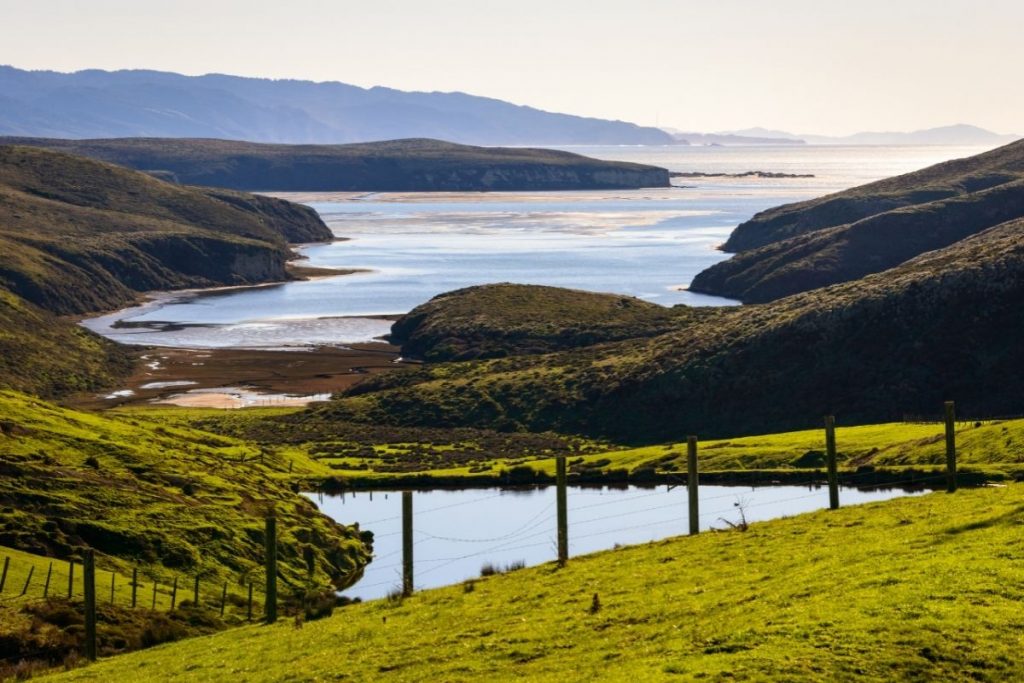 Bay view at Point Reyes National Seashore