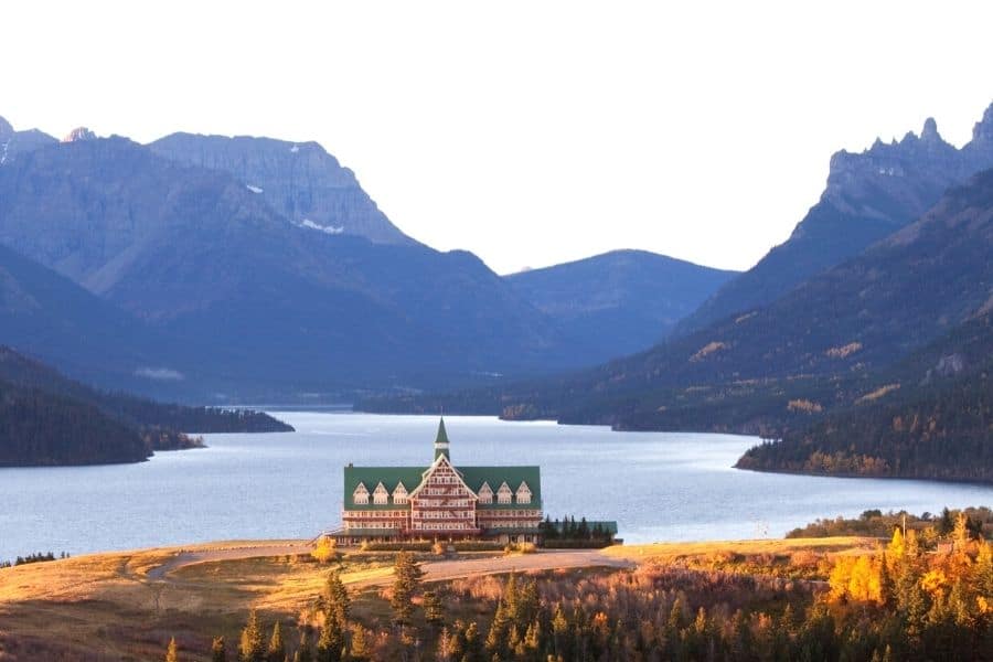 Prince of Wales Hotel in Waterton, Canada