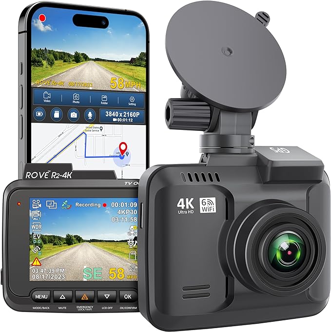 ROVE R2-4K Dash Cam