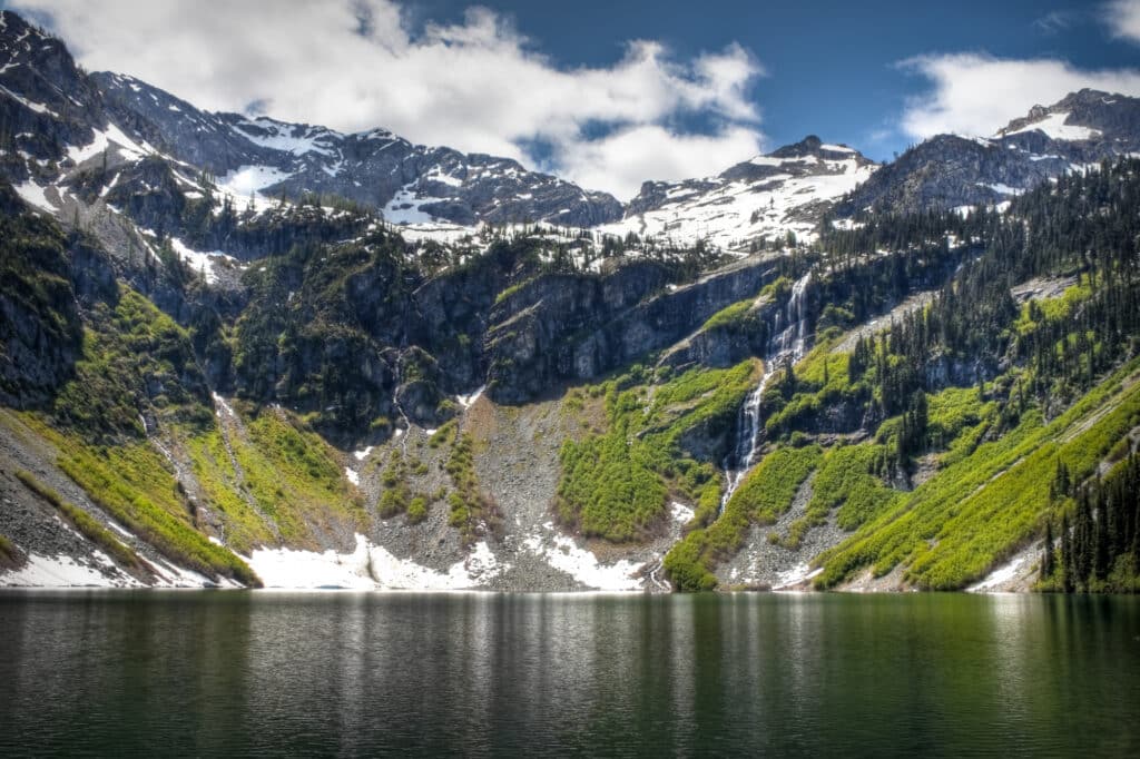 Rainy Lake in North Cascades National Park