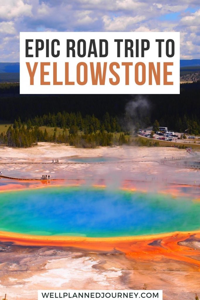 Salt Lake City to Yellowstone and Grand Teton Pinterest Pin