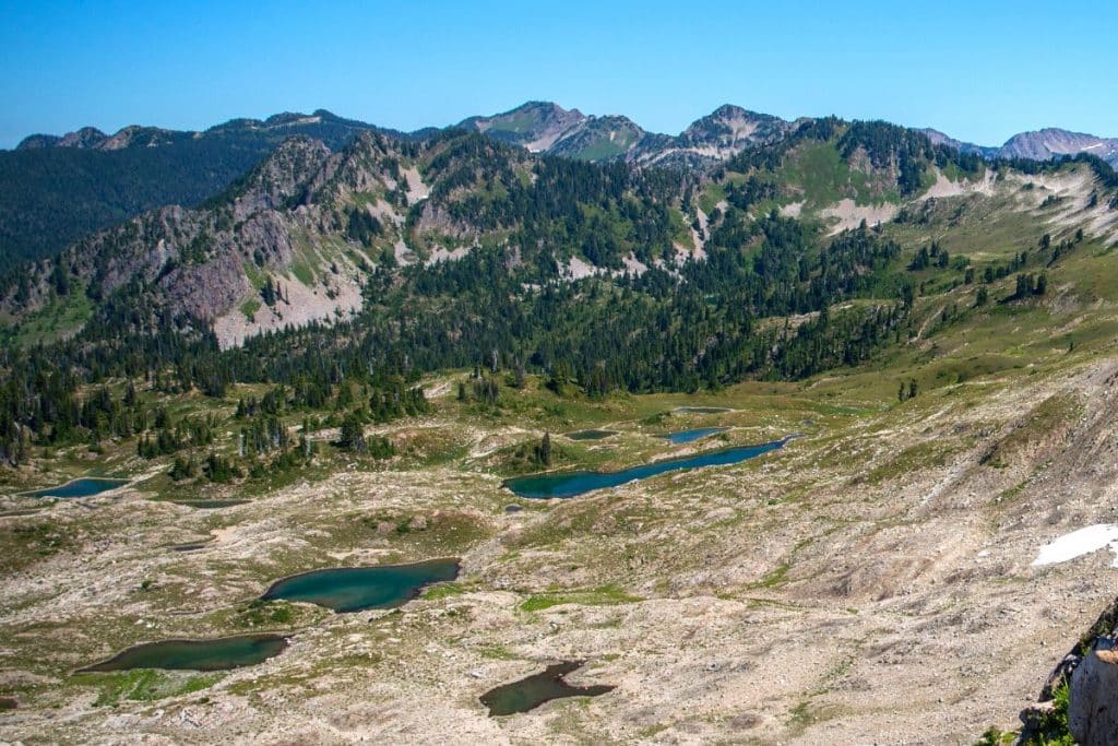 Seven Lakes Basin in Olympic National Park