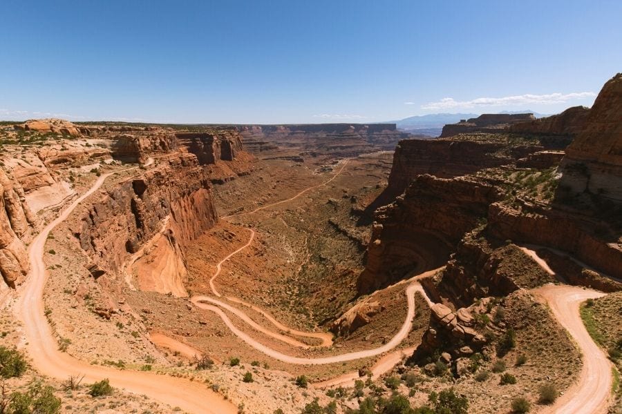 Shafer Canyon Overlook in Canyonlands National Park