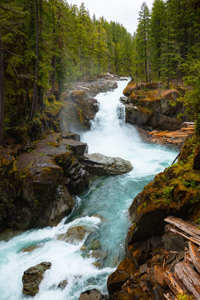 Silver Falls Trail in Mount Rainier National Park