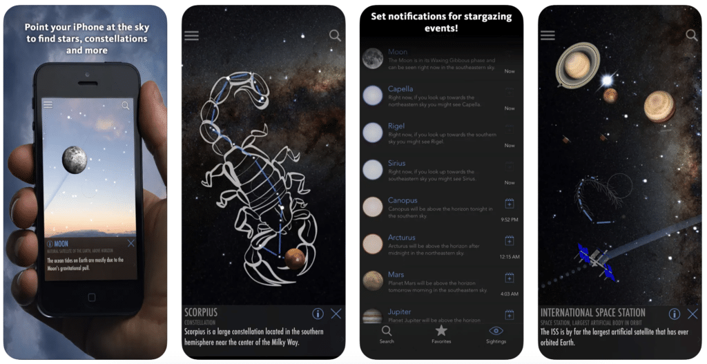 Skyview Lite app screenshot