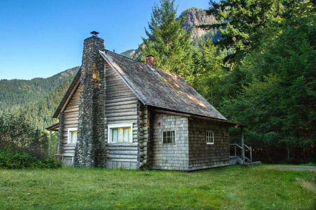 Storm King Ranger Station house in Olympic National Park