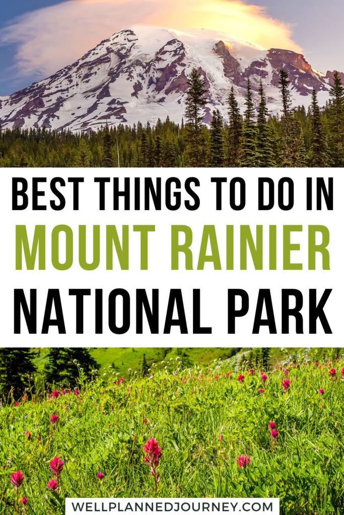 Best Things to Do in Mount Rainier National Park Pinterest Pin