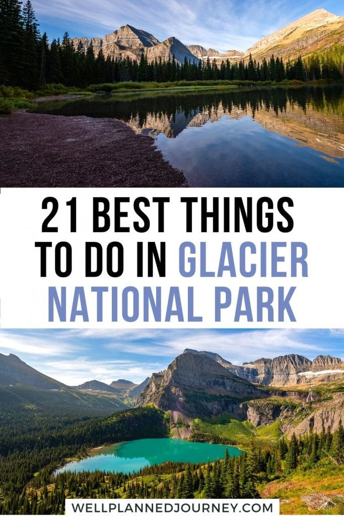 Top Things to Do in Glacier National Park Pinterest Pin