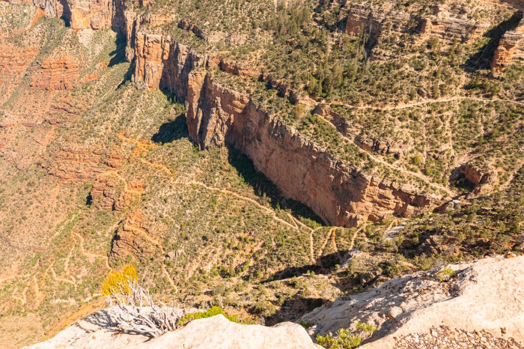 Trailview Overlook in Grand Canyon National Park South Rim