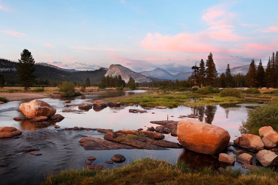 Tuolumne Meadows in Yosemite National Park