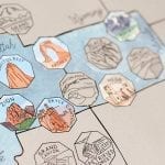 USA National Park Scratch Off Maps over Utah and Colorado