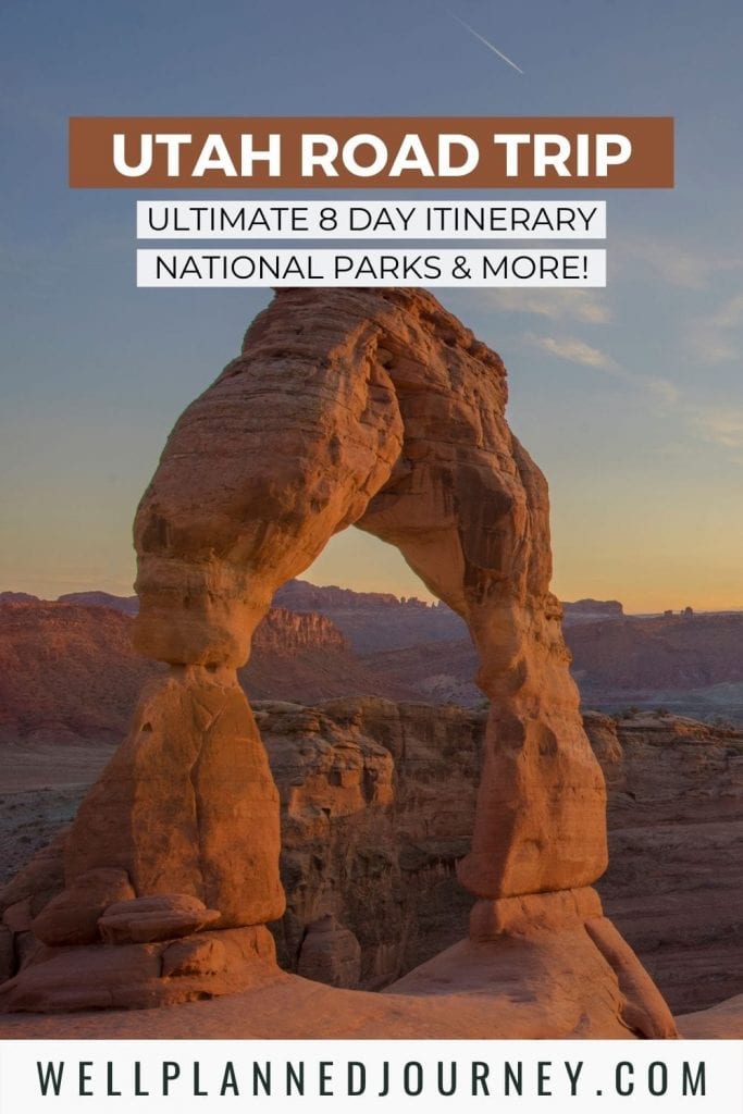 Best Utah National Parks Road Trip Pinterest Pin