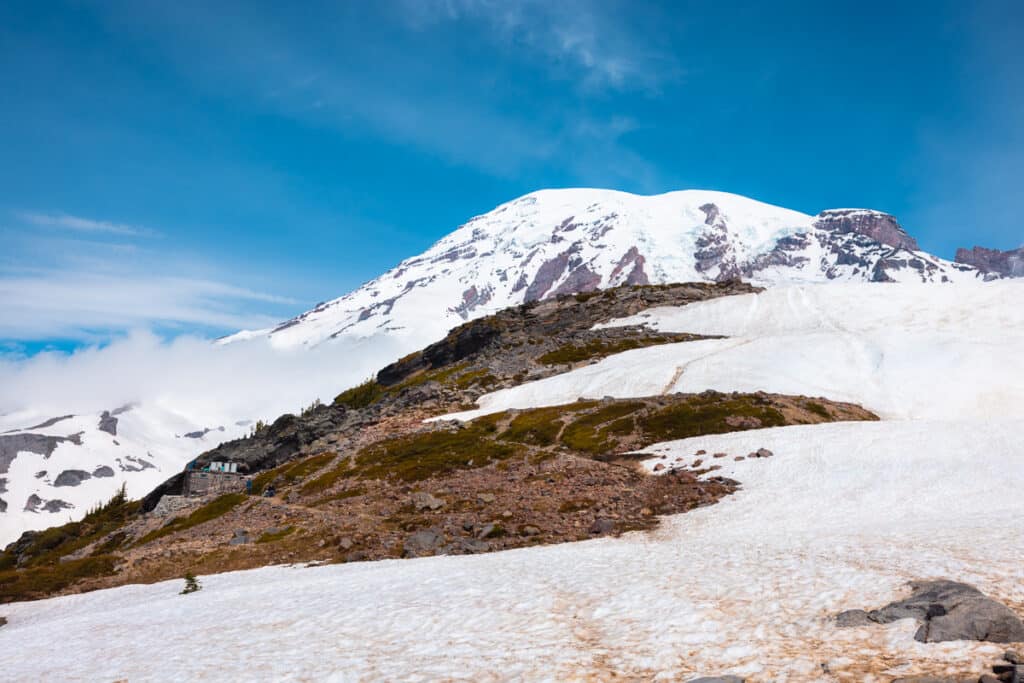 Panorama Point on the Skyline Trail view of Mount Rainier