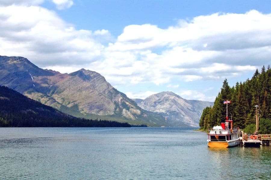 Waterton Lake Boat Tour in Canada