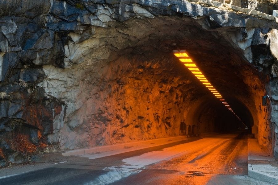 Wawona Tunnel in Yosemite National Park