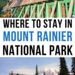 Where to Stay in Mount Rainier National Park Pinterest Pin