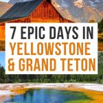 Grand Teton to Yellowstone Pinterest Pin