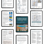 Preview of pages in the Yellowstone National Park Guidebook & Itinerary from Well Planned Journey