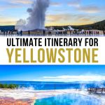 Yellowstone itinerary Pinterest Pin