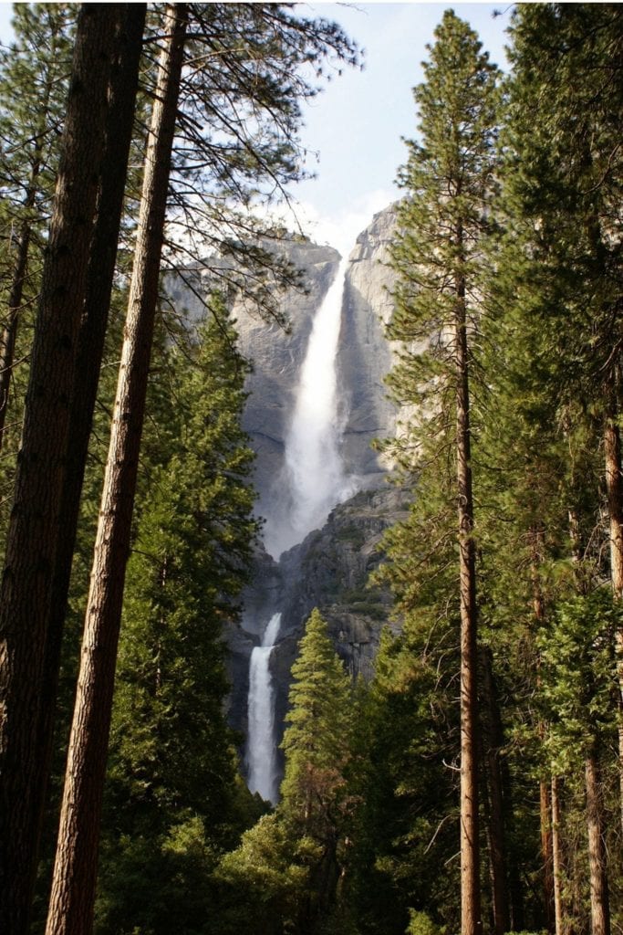 Yosemite Falls from the trail