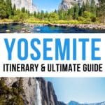 Yosemite Itinerary Pinterest Pin