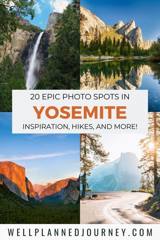 Best Yosemite Photography Spots Pinterest Pin