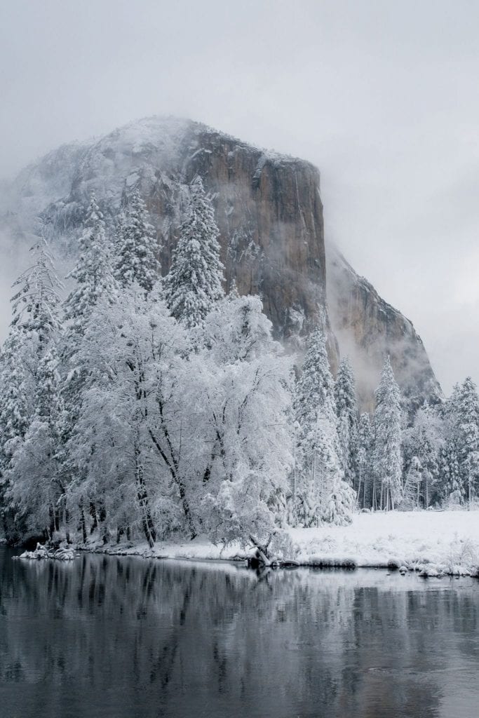 Yosemite National Park in the Winter